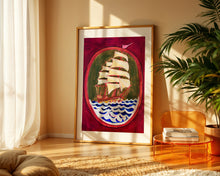 Load image into Gallery viewer, The Pink Pirate - Unframed Print