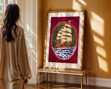 Load image into Gallery viewer, The Pink Pirate - Unframed Print