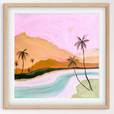 Tropical Blush - Unframed Print