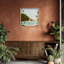 Load image into Gallery viewer, Sunrise Sail 53 x 53 cm Framed