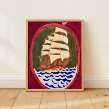 Load image into Gallery viewer, The Pink Pirate - Unframed Print
