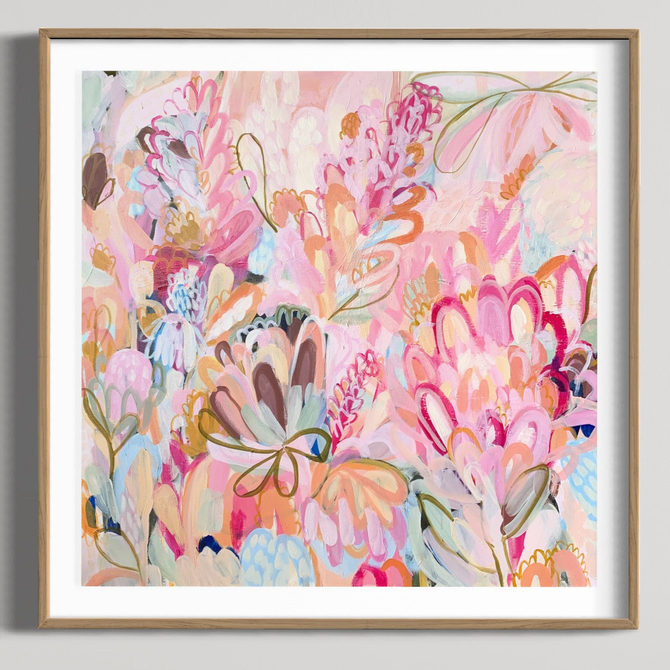 All Of The Flowers - Unframed Print